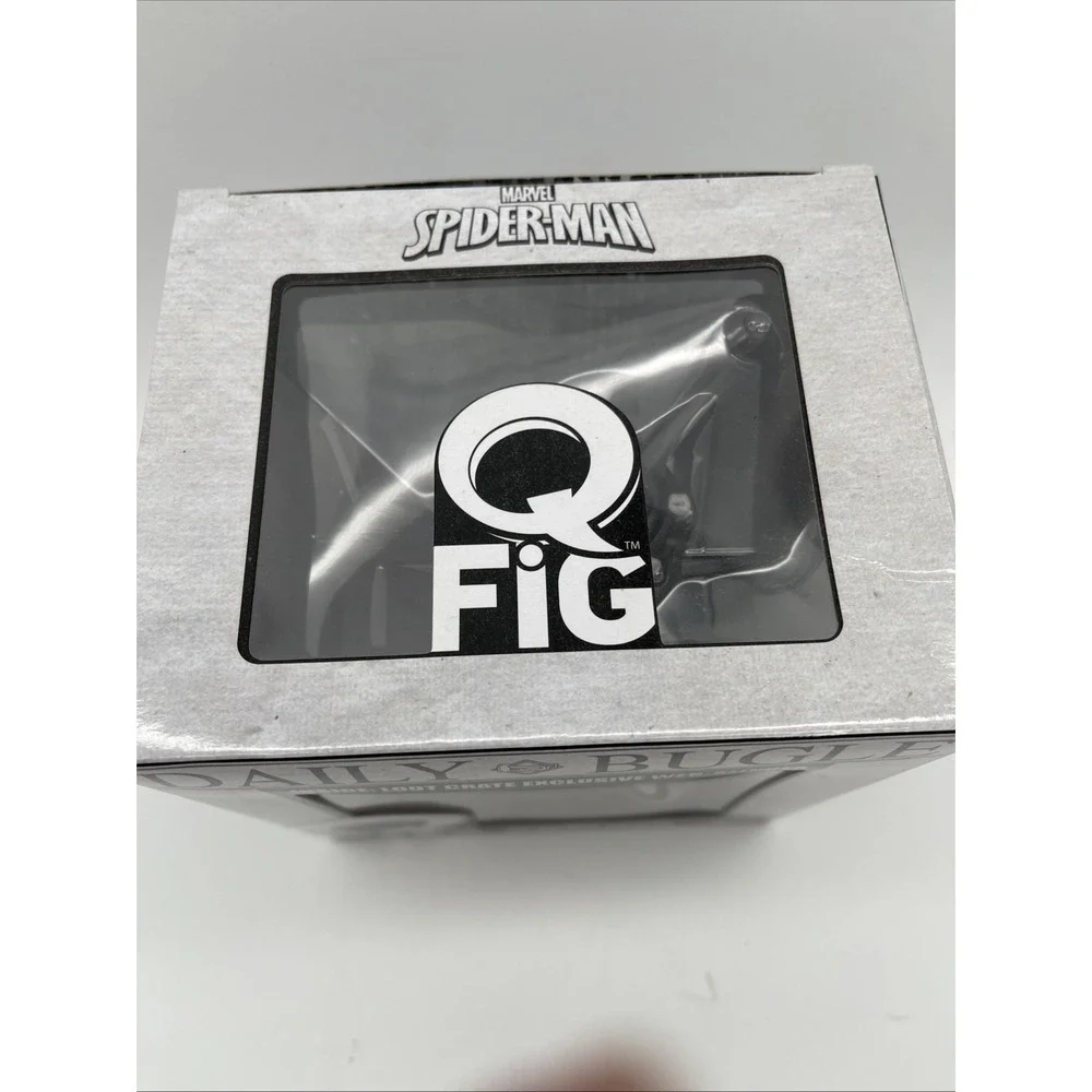 Q-Fig ~ Marvel ~ Daily Bugle Spider-Man Web Slinger~ Loot Crate‎ Exclusive
